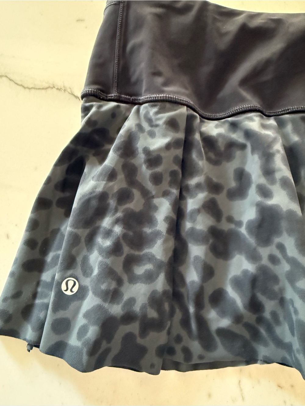 lululemon athletica Grey/Black Leopard-Print Tennis Skirt
